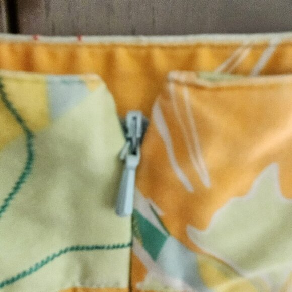 Talbots Floral Colorful Flowers Print Stretch A Line Skirt Pockets Womens 10 - Picture 4 of 11